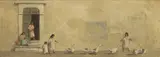 Deborah Jones, Untitled, oil on board 28 x 76cm