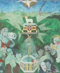 Linda Sutton, Untitled, mixed media 44.5 x 37cm
