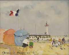Jacques Bouyssou, Untitled, oil on canvas 22 x 27cm