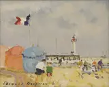 Jacques Bouyssou, Untitled, oil on canvas 22 x 27cm