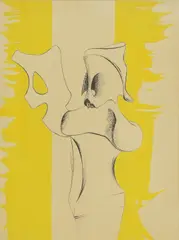 John Banting, Untitled, pen and ink and gouache 28.5 x 20.5cm