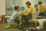 Anatoliy Shapovalov, Untitled, oil on canvas 62 x 92cm