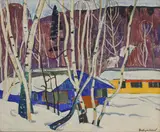 Yuri Matushevski, Untitled, oil on board 50 x 60cm