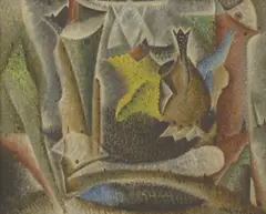 Untitled by Francisco Riba Rovira, oil on board 46 x 55cm ​, sold Dec 2025