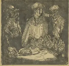 Peter Weiss, Untitled, ‘Supper at Emmaus’ monochrome print