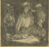 Peter Weiss, Untitled, ‘Supper at Emmaus’ monochrome print