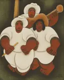 José Sabóia, Untitled, oil on canvas 30 x 24cm Provenance: With Contorno Artes