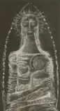 John Hutton, Untitled, chalk 60 x 31cm Provenance: Gifted to the family of the current owner. In 1954