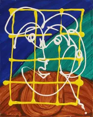 DovBer Marchette, Untitled, acrylic on canvas