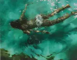 Sarah Harvey, Untitled, mixed media on canvas 155 x 200cm