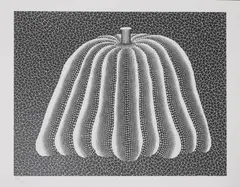 Untitled by Yayoi Kusama, 'Pumpkin' (Black) lithograph, sold Dec 2025