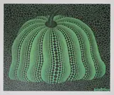 Yayoi Kusama, Untitled, 'Pumpkin' (Green) lithograph in colours