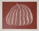 Yayoi Kusama, Untitled, 'Pumpkin' (Dark red) lithograph in colour