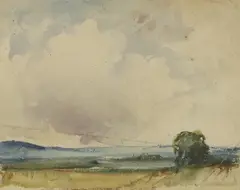 Thomas Shotter Boys, Untitled, Picardy watercolour 10 x 12.5cm