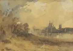 Untitled by Hercules Brabazon Brabazon, watercolour 17 x 24cm, sold Nov 2025