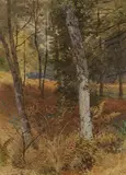 Myles Birket Foster, Untitled, watercolour and bodycolour 26 x 19cm Provenance: With Richard Hagen Fine Paintings