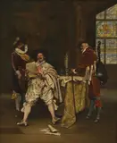 Adolphe Alexandre Lesrel, Untitled, oil on panel 58 x 47cm Provenance: W ith William Rivett