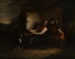 Alexander George Fraser the Elder, Untitled, The new tam-o'-shanter oil on canvas 54 x 67cm