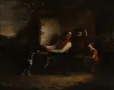 Alexander George Fraser the Elder, Untitled, The new tam-o'-shanter oil on canvas 54 x 67cm