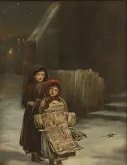 Augustus Edwin Mulready, Untitled, oil on board 31 x 23.5cm