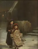 Augustus Edwin Mulready, Untitled, oil on board 31 x 23.5cm