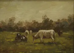 Louis Aimé Japy, Untitled, oil on board 14.5 x 21cm