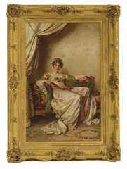 Frédéric Soulacroix, Untitled, oil on canvas 75 x 46cm Provenance: Sotheby's