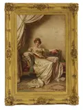 Frédéric Soulacroix, Untitled, oil on canvas 75 x 46cm Provenance: Sotheby's