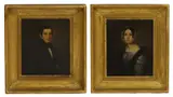 N... Friedmann, Untitled, oil on board 21 x 17.5cm (2)