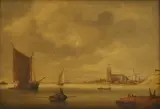 Thomas Luny, Untitled, oil on panel 35.5 x 51cm Provenance: An East Anglian private collection.