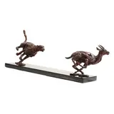 Mark Coreth, Untitled, on a black marble plinth