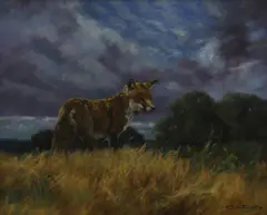 Untitled by John Trickett, oil on canvas 61 x 76cm, sold Nov 2025