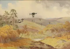 Untitled by John Cyril Harrison, watercolour over pencil 55 x 76.5cm Provenance: With the Tryon Gallery, sold Nov 2025
