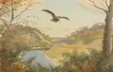 John Cyril Harrison, Untitled, watercolour over pencil 36.5 x 55.5cm Provenance: A private collection