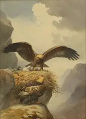 Untitled by John Cyril Harrison, watercolour over pencil 98 x 68cm Provenance: A private collection, sold Nov 2025