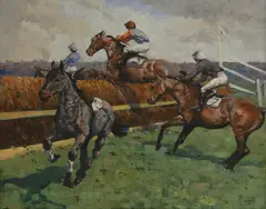 Untitled by Malcolm Coward, oil on canvas 60 x 74cm, sold Nov 2025