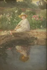 Rose Maynard Barton, Untitled, watercolour 34.5 x 24.5cm