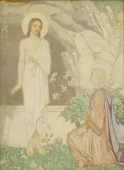 John Duncan, Untitled, tempera on canvas 76 x 57cm