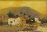Grenville George Cottingham, Untitled, oil and acrylic on board 19 x 26cm
