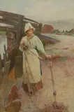 Carlton Alfred Smith, Untitled, watercolour heightened with white 39.5 x 27cm
