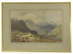 Colonel George Strahan, Untitled, watercolour 46 x 68.5cm