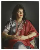 Eqbal Mehdi, Untitled, oil on canvas 89 x 69cm