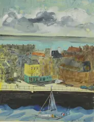 Walter Hoyle, Untitled, watercolour and gouache over pencil 36 x 27cm Provenance: With the Fry Art Gallery