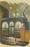 Eric Ravilious, Untitled, 'Pharmaceutical Chemist' lithograph in colours