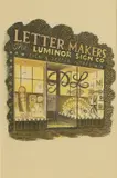 Eric Ravilious, Untitled, 'Letter Maker' lithograph in colours
