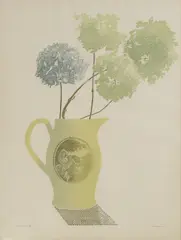 Sheila Robinson, Untitled, 'Dried Flowers' relief print in colours