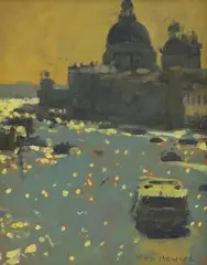 Ken Howard, Untitled, oil on canvas board 24 x 18cm Provenance: With Richard Green