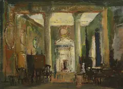 Adrian Hill, Untitled, oil on board 54 x 74.5cm Provenance: Bonhams