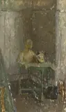 Martin Yeoman, Untitled, oil on board 48 x 29cm