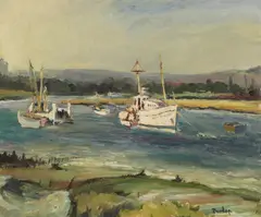 Untitled by Ronald Ossory Dunlop, oil on canvas 51 x 61cm, sold Oct 2025